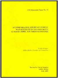 A Comparative Study of Forest Management in Eza District, Gurage Zone, Southern Ethiopia (2005)