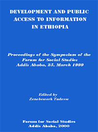 Development and Public Access to information in Ethiopia